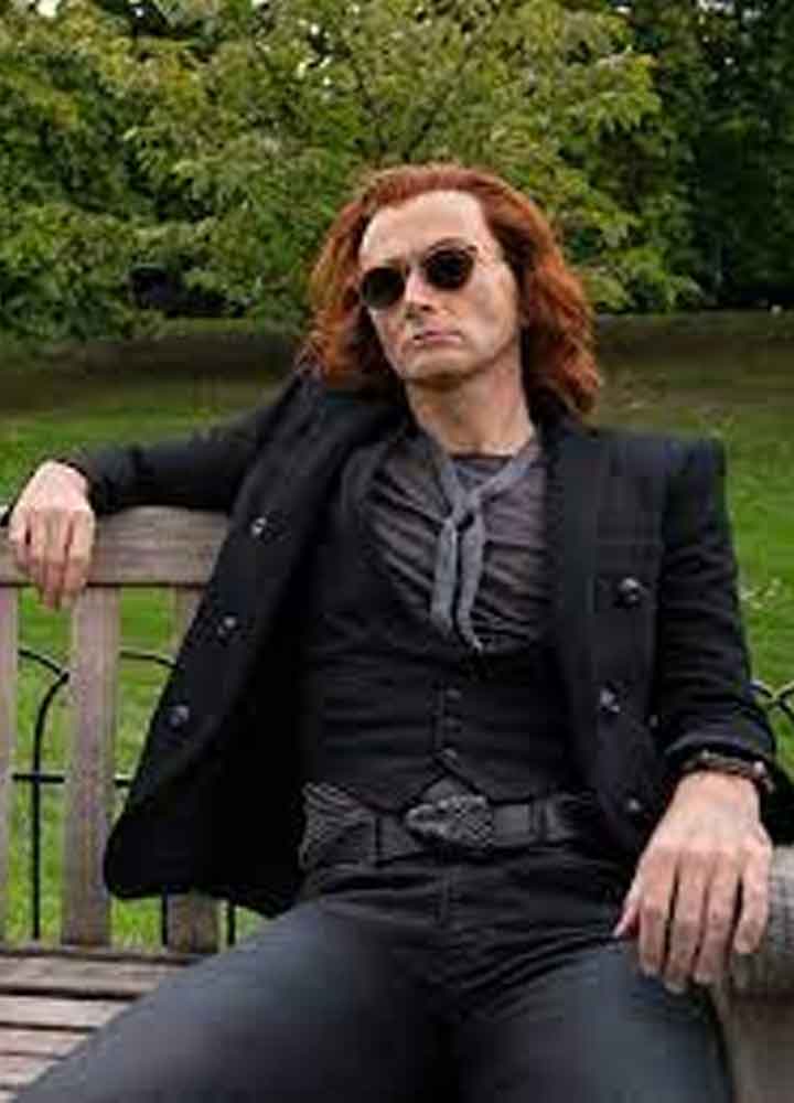 GOOD OMENS (CROWLEY) DAVID TENNANT WOOL BLAZER